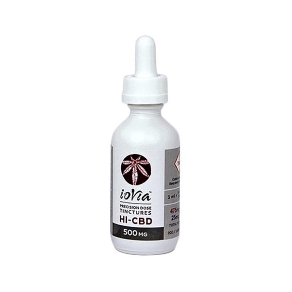 (Rec) ioVia Tincture 500mg HI-CBD Precision Dose