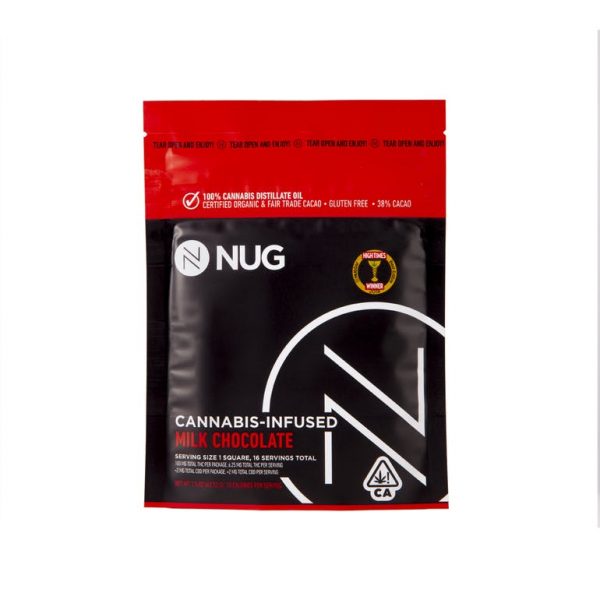 NUG Chocolate Bar - Milk Chocolate 100MG