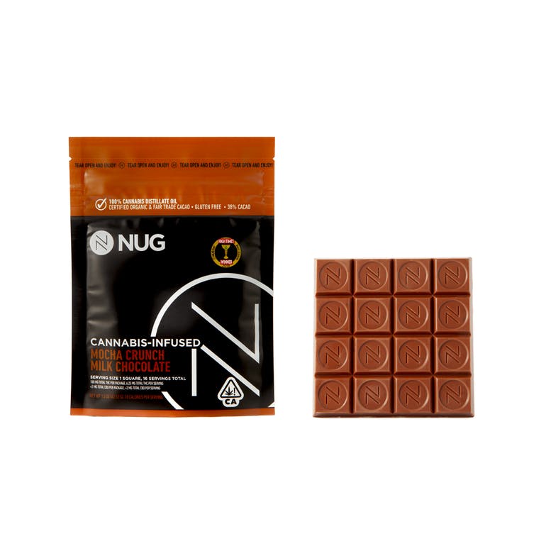 NUG Chocolate Bar - Mocha Crunch 100MG