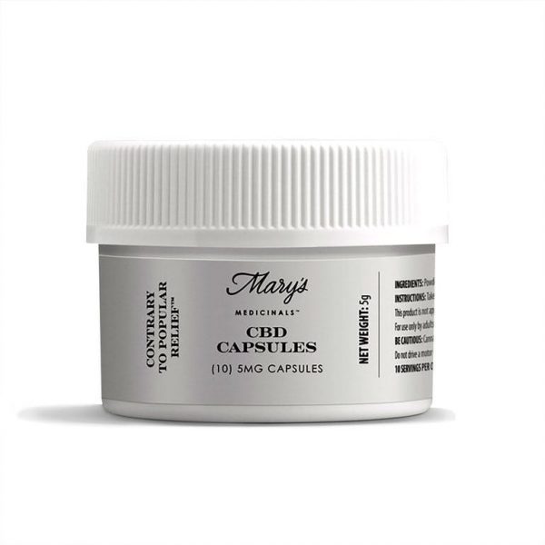 CBD Capsules (5) 10 mg Capsules (CA)