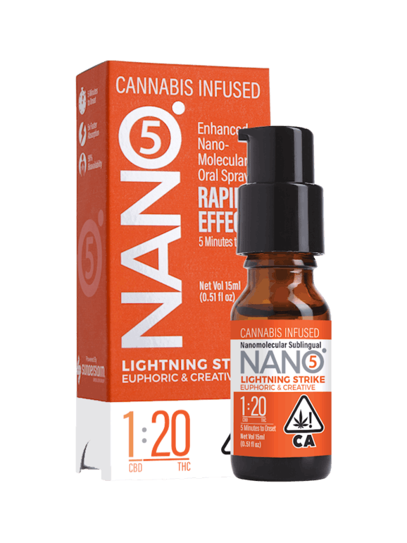 NANO5 Lightning Strike 1:20 CBD/THC 15ml