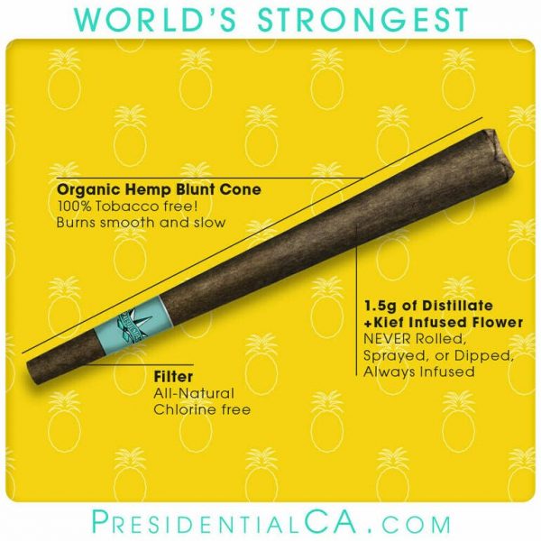 Presidential Moon Rock Blunt - Pineapple (1.5g)