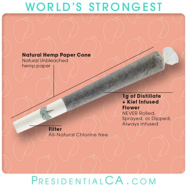 Presidential Moon Rock Preroll - Peach Mango (1g)
