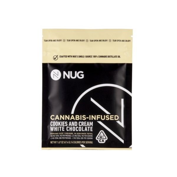 NUG Chocolate Bar - Cookies and Cream
