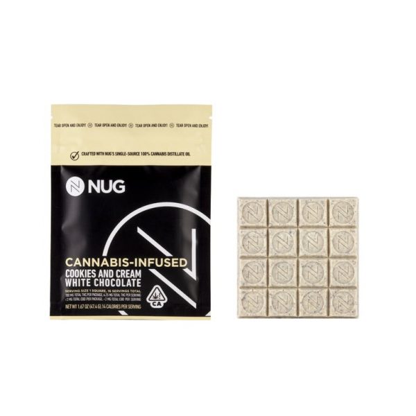 NUG Chocolate Bar - Cookies and Cream