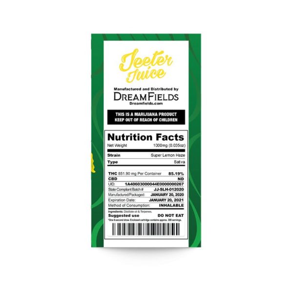 Jeeter Juice Vape - Super Lemon Haze
