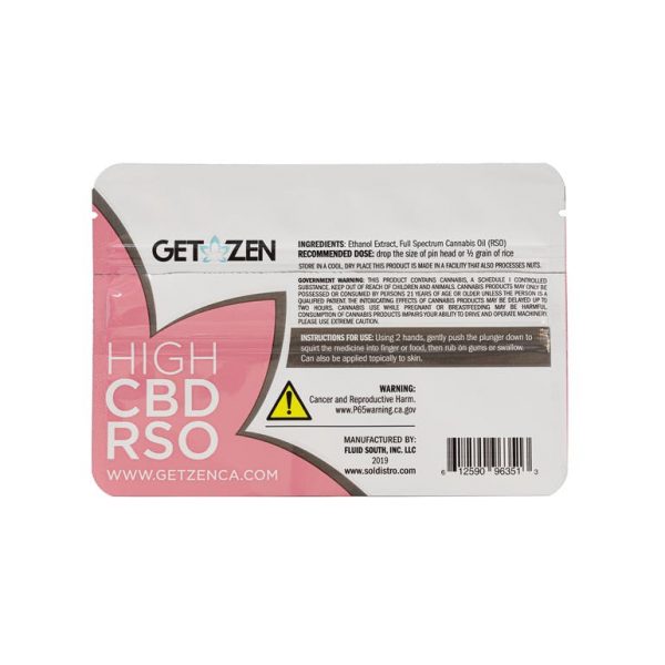 RSO - High CBD