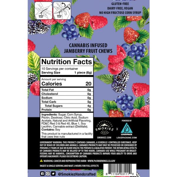 Jamberry Gummiez, 100mg - CA