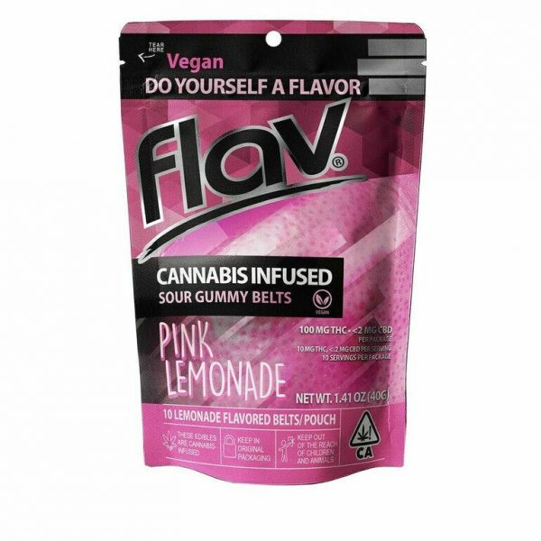 Gummies - Pink Lemonade Belts 100mg
