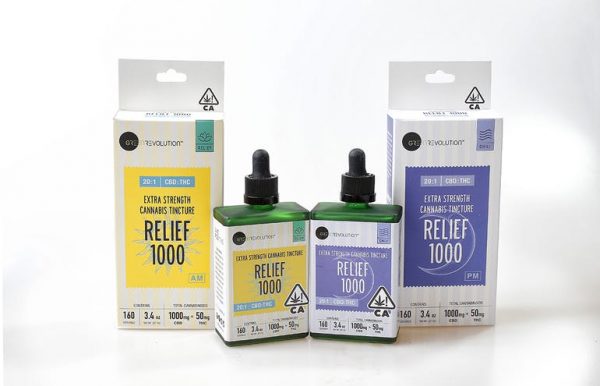 Relief 1000 AM - 20:1 CBD:THC Water Tincture