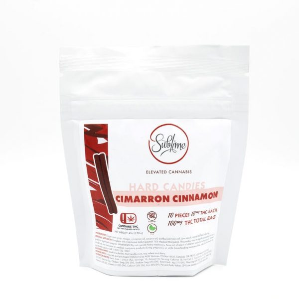 Sublime Hard Candy Cimarron Cinnamon (100mg THC)