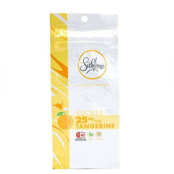 Sublime Sucker Tangerine (25mg THC)