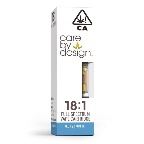 18:1 VAPE CARTRIDGE, 0.5 GRAMS