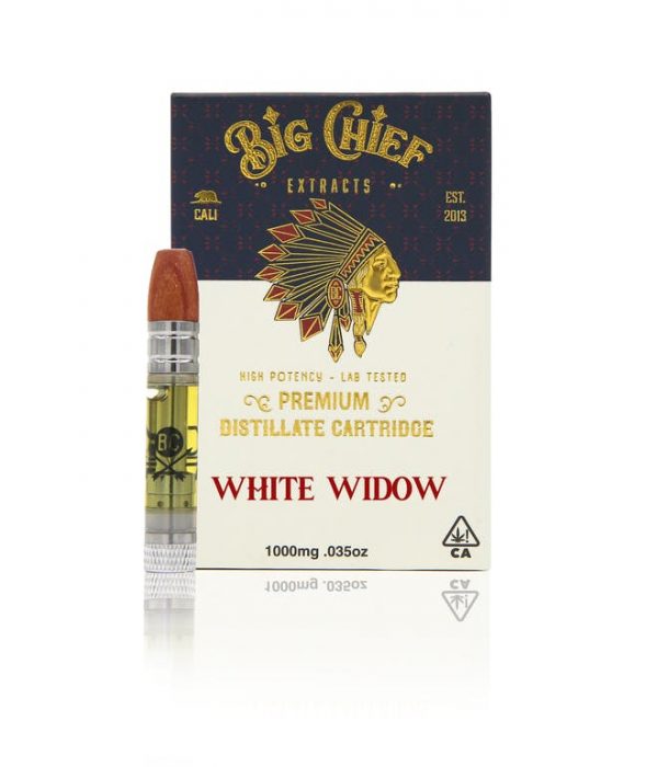 Big Chief THC Vape Cartridge 1G - White Widow