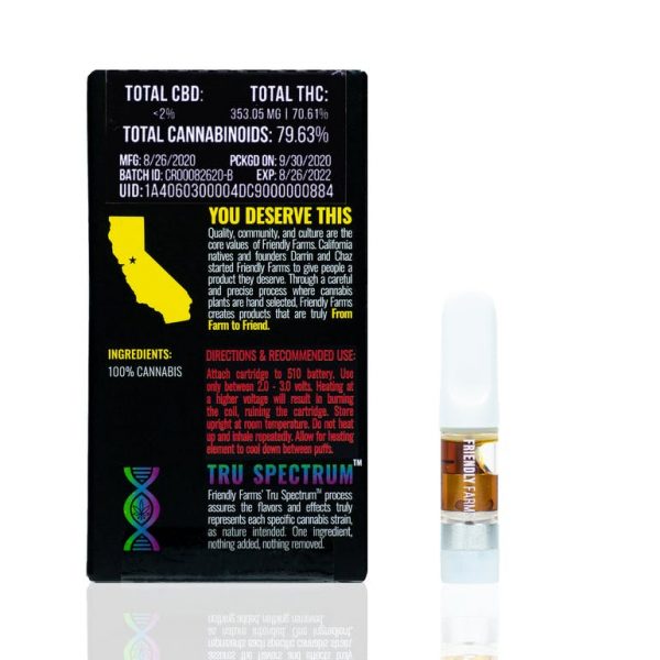 FF - Animal Mints .5g Cured Resin Cartridge