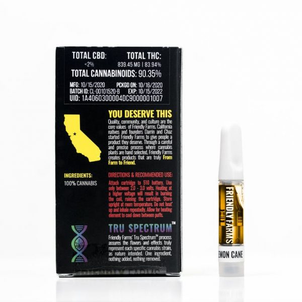 FF x Archive - Lemon Cane 1g Cured Resin Cartridge