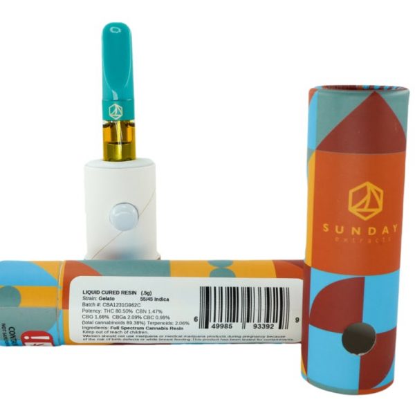 0.5g Cured Resin Cartridge Gelato