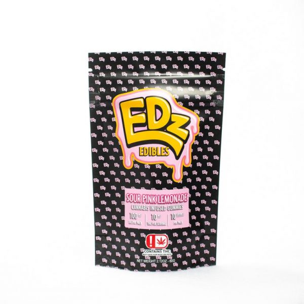 Sour Pink Lemonade Gummies-100mg THC