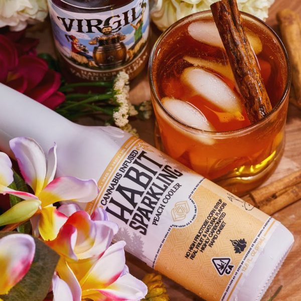 Habit Sparkling Peach Beverage, 100mg