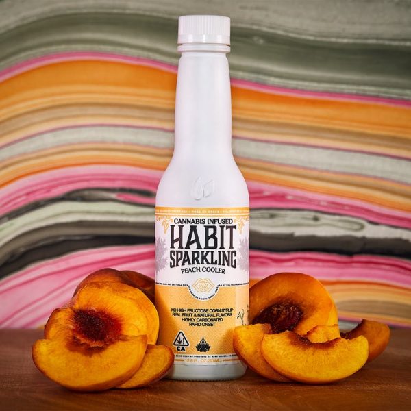 Habit Sparkling Peach Beverage, 100mg
