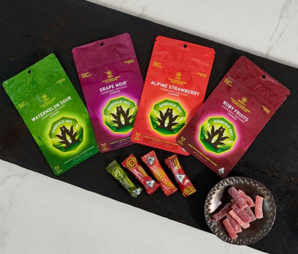 Emerald Sky Licorice - Ruby Fruits (1:1 CBD) 100mg