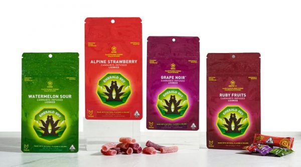 Emerald Sky Licorice - Ruby Fruits (1:1 CBD) 100mg