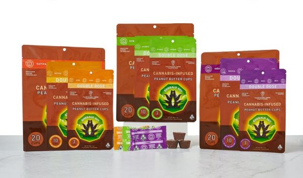 Emerald Sky Peanut Butter Cups - Indica 100mg 10pk