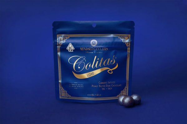 Love Colitas - THC + THCV - Peanut Butter Dark Chocolate