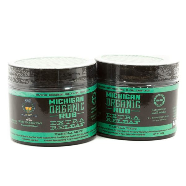 Organic Extra Releaf Vanilla Mint Rub 625mg