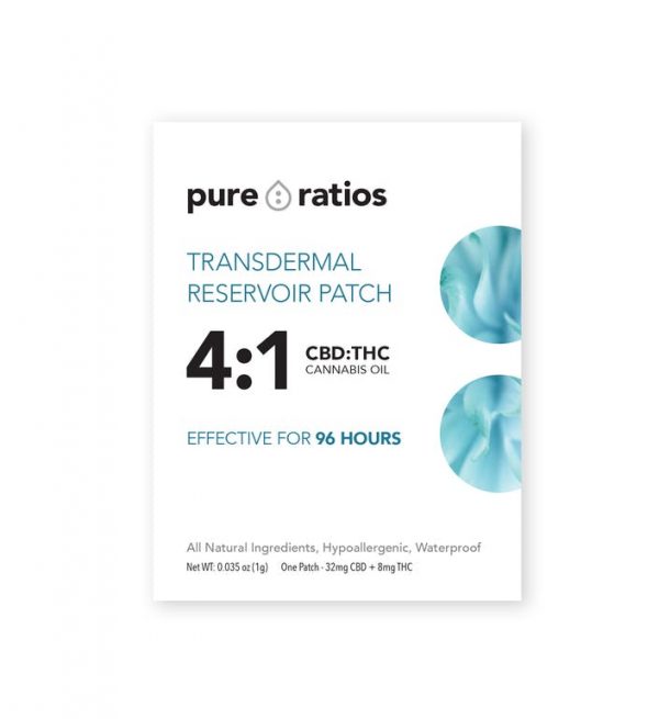 4:1 CBD/THC Topical Patch