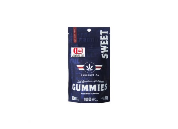 CannAmerica Sweet Gummy: 100mg THC per PKG