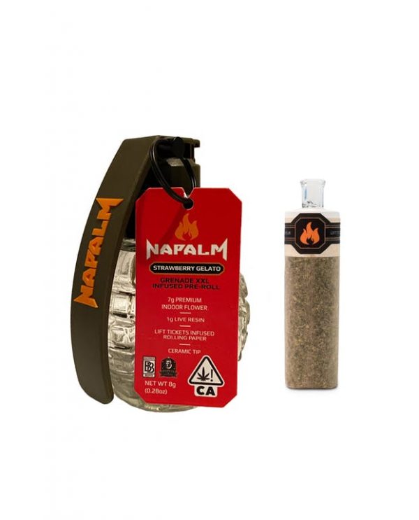 NAPALM STRAWBERRY GELATO PRE-ROLL (8 grams total)
