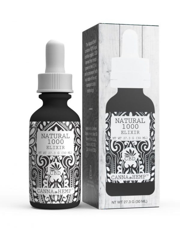 CBD Elixir - Natural 1000 - 1023.75mg