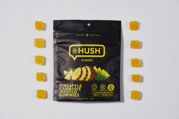 100mg 10pk Pineapple Gummies - Hybrid