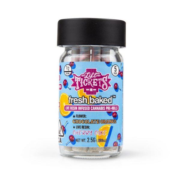 Chocolate Orange x Cherry Cake - Infused Pre-Roll 5-Pack