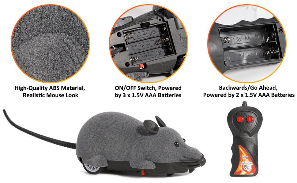 Remote Control Tricky Moving Rat Remote Control Tricky Moving Rat