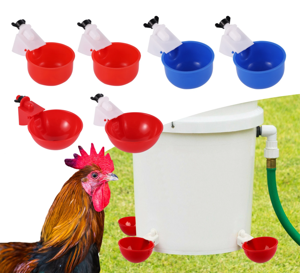 Water Cup Chick Quail Waterer Bowl